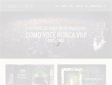 Tablet Screenshot of brasilheavymetal.com